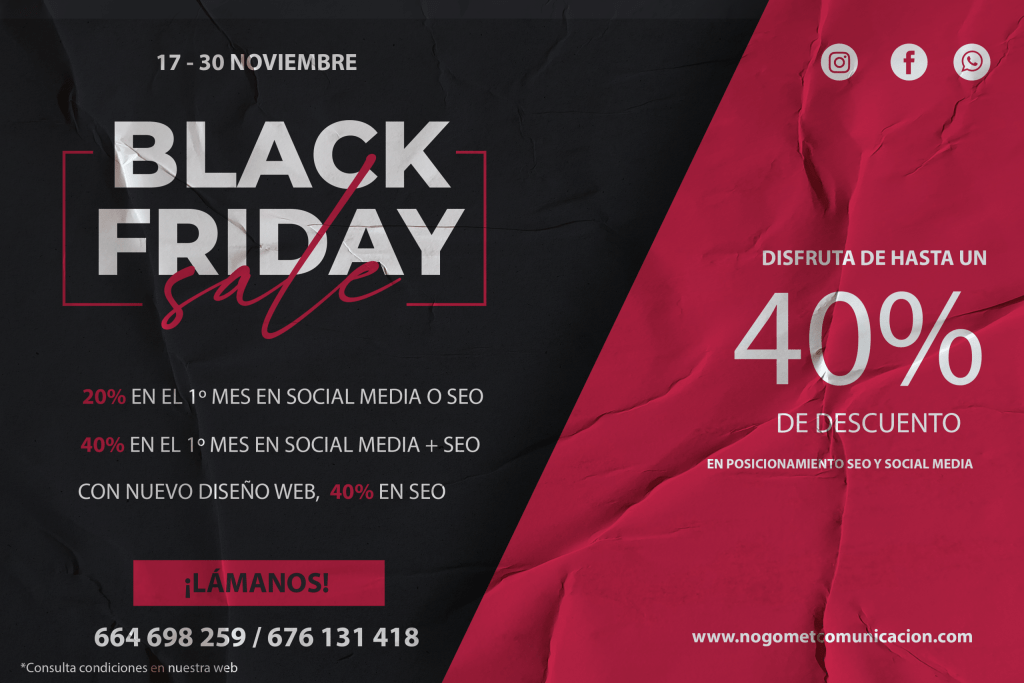 El Black Friday Llega A Nogomet Comunicación: Todas Las Ofertas Que No Te Puedes Perder