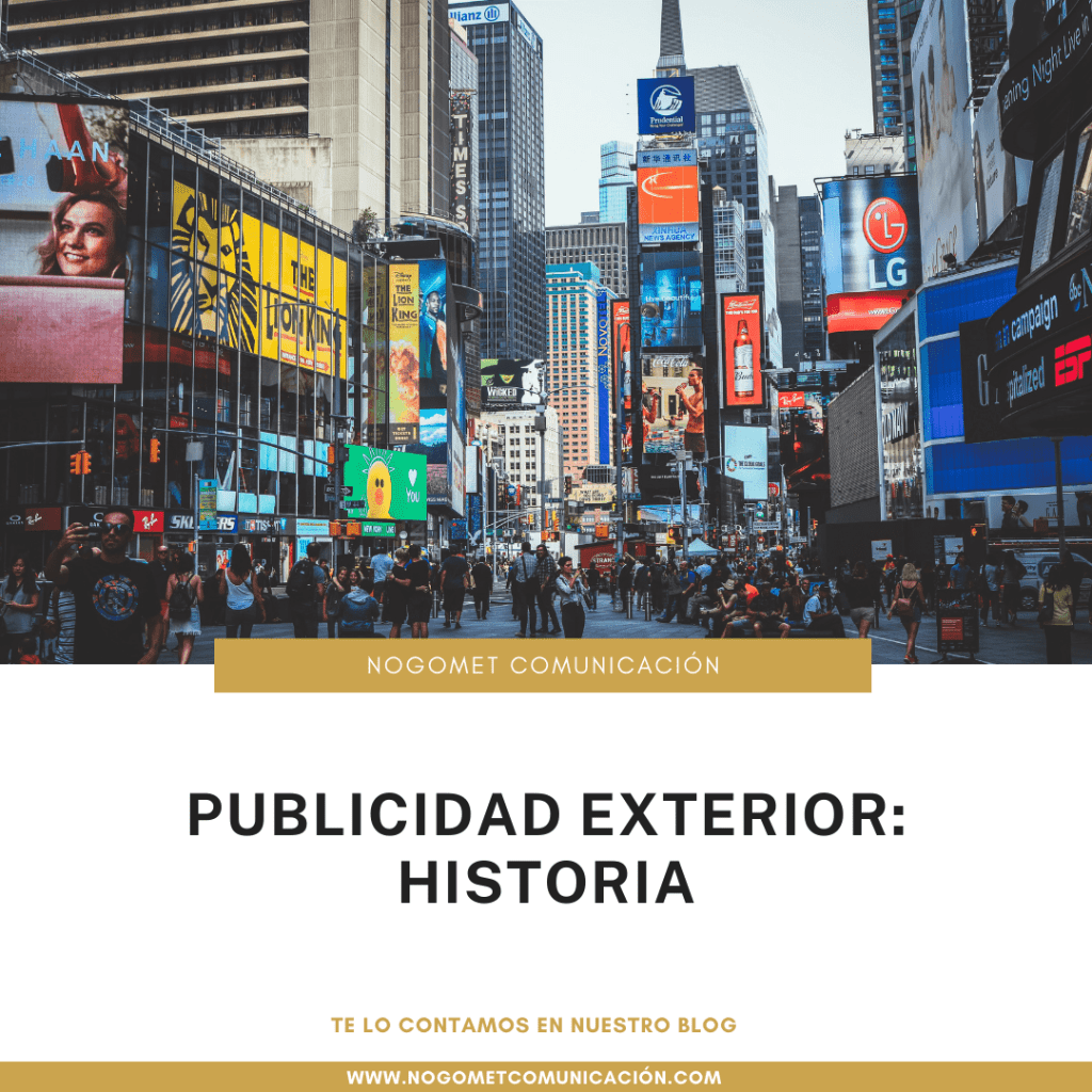 Publicidad Exterior: Historia