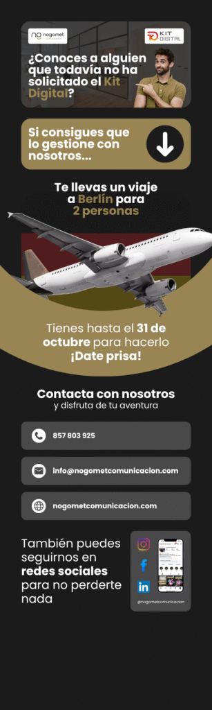 Un Viaje A Berlín Para Ti Si Tu Amigo Contrata El Kit Digital… ¡Solo Para Los 50 Primeros! Un Viaje A Berlín Para Ti Si Tu Amigo Contrata El Kit Digital… ¡Solo Para Los 50 Primeros!